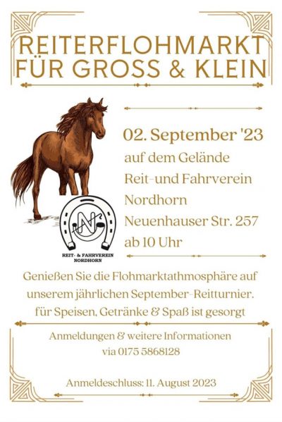 Reiterflohmarkt 09-2023